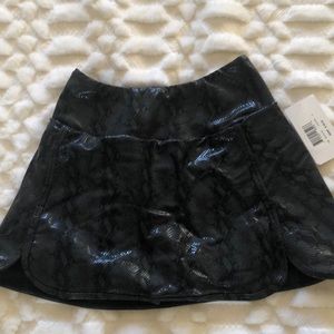 Pheel rare Python leather look skort